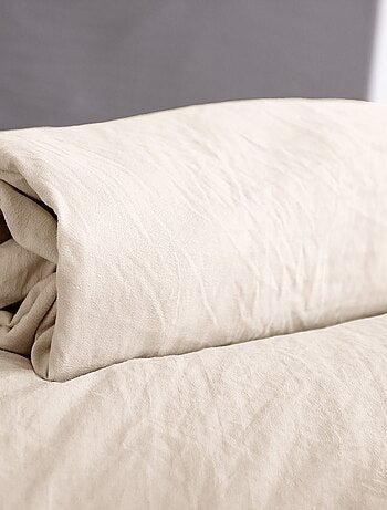 Drap housse uni - lit 2 personnes