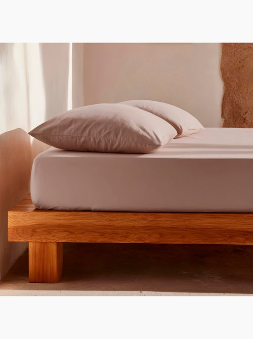 Drap-housse uni 100 % coton, pour matelas jusqu’à 30 cm de hauteur - Gamusi. - Kiabi Drap-housse uni 100 % coton, pour matelas jusqu’à 30 cm de hauteur - Gamusi. - Kiabi