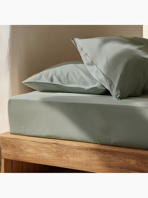 Drap-housse uni 100 % coton, pour matelas jusqu’à 30 cm de hauteur - Gamusi. - Kiabi