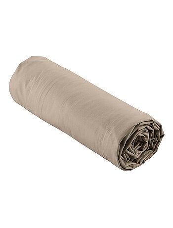 Drap housse uni 100% percale de coton origine