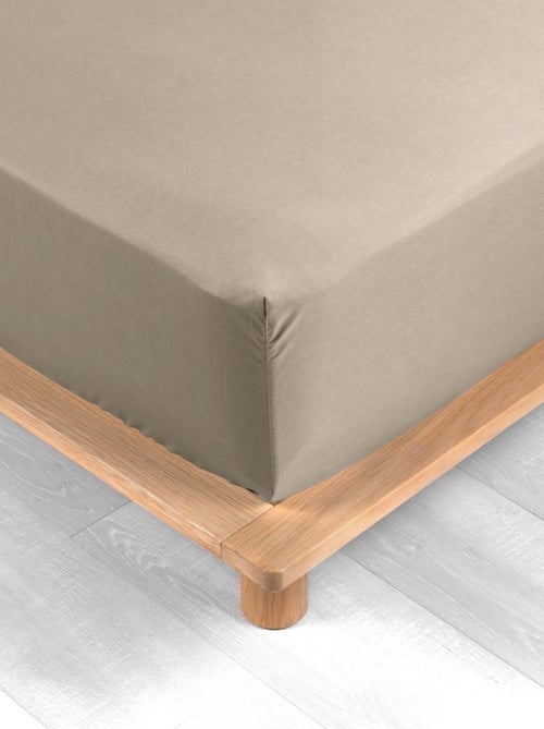 Drap housse uni 100% percale de coton origine - Kiabi