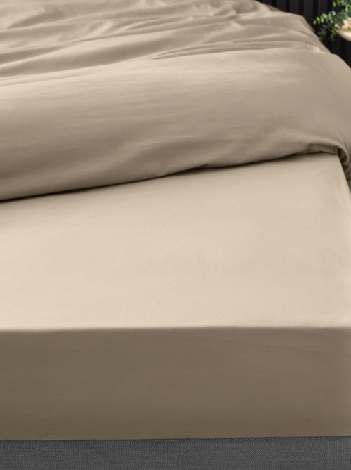Drap housse uni 100% percale de coton origine - Kiabi