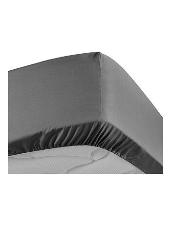 Drap housse uni 100% percale de coton origine