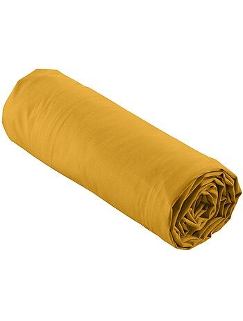 Drap housse uni 100% percale de coton origine