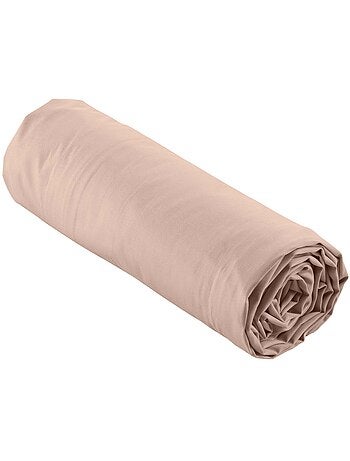 Drap housse uni 100% percale de coton origine