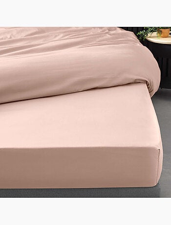 Drap housse uni 100% percale de coton origine