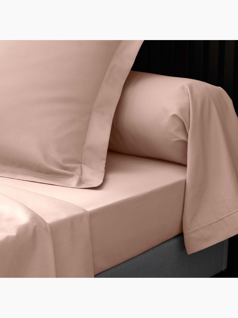 Drap housse uni 100% percale de coton origine Rose - Kiabi