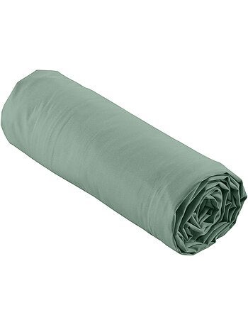 Drap housse uni 100% percale de coton origine