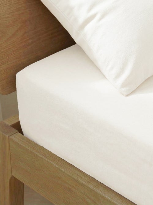 Drap housse uni 140 x 200 cm - Kiabi