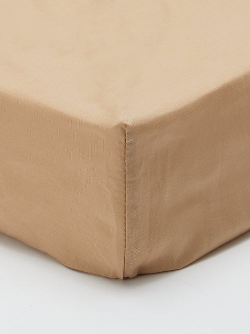 Drap housse uni 140 x 200 cm en coton - Kiabi Drap housse uni 140 x 200 cm en coton - Kiabi