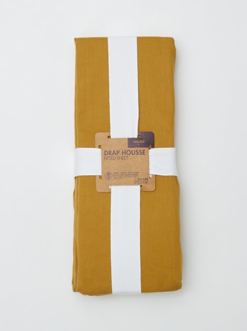 Drap housse uni 140 x 200 cm - Kiabi Drap housse uni 140 x 200 cm - Kiabi