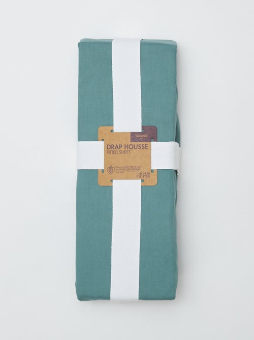 Drap housse uni 140 x 200 cm - Kiabi Drap housse uni 140 x 200 cm - Kiabi