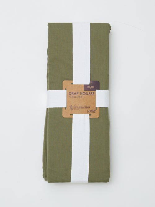 Drap housse uni 140 x 200 cm - Kiabi Drap housse uni 140 x 200 cm - Kiabi