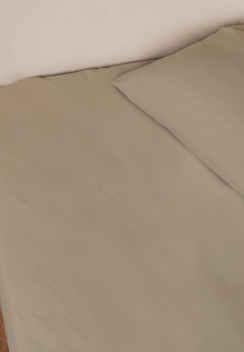 Drap-housse uni en percale, coton bio - Kiabi Drap-housse uni en percale, coton bio - Kiabi