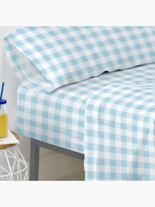 Drap-housse Vichy "Happyfriday" - Kiabi Drap-housse Vichy "Happyfriday" - Kiabi