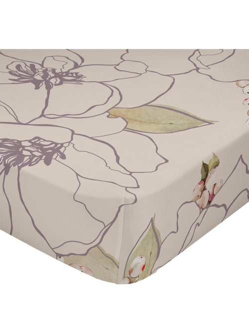 Drap-housse White peonies "Happyfriday" - Kiabi Drap-housse White peonies "Happyfriday" - Kiabi