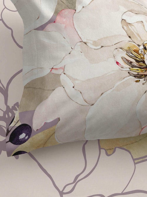 Drap-housse White peonies "Happyfriday" - Kiabi Drap-housse White peonies "Happyfriday" - Kiabi