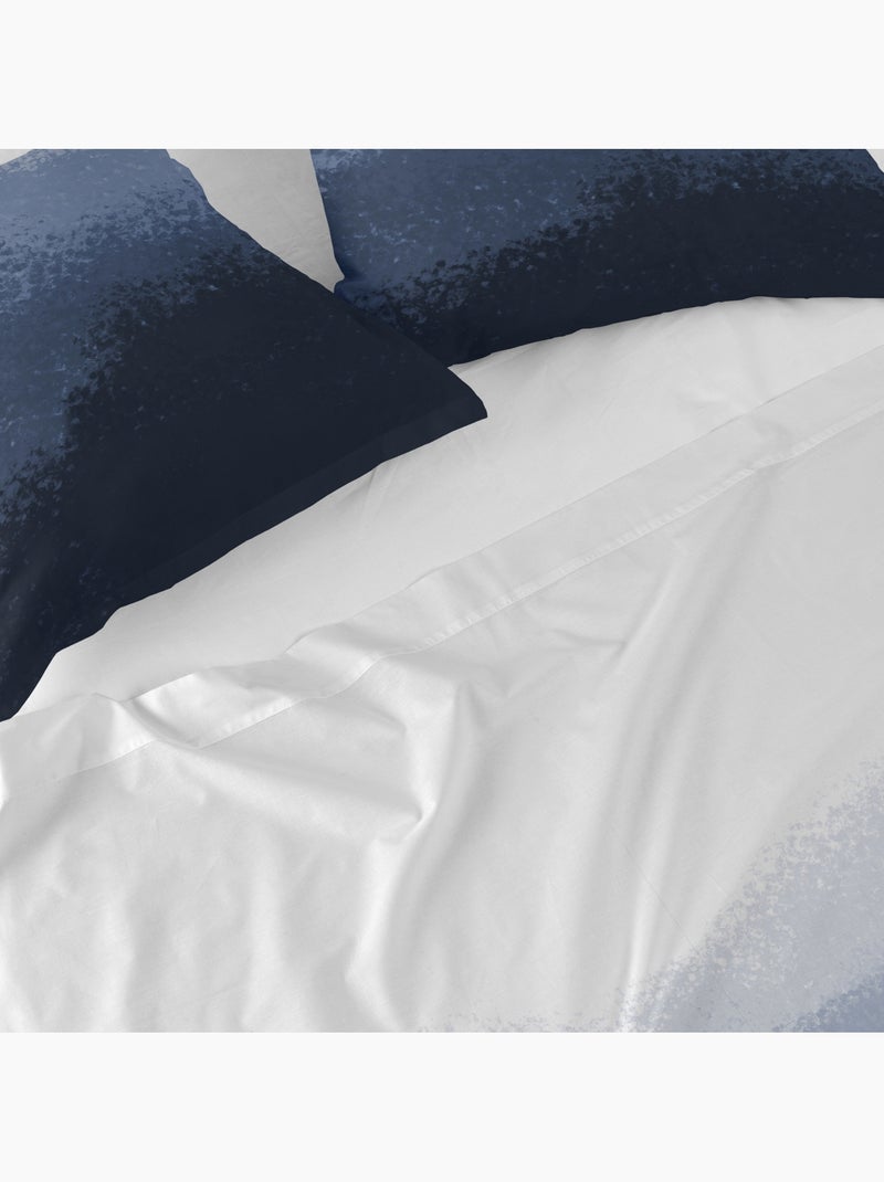 Drap nightfall "happyfriday" Bleu marine - Kiabi