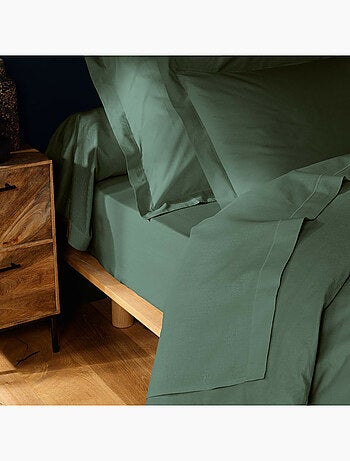 Drap plat 1 personne coton 57 fils lina
