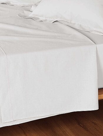 Drap plat coton 57 fils noa promo linge