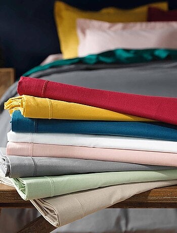 Drap plat coton 57 fils noa promo linge