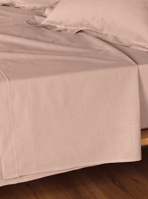 Drap plat coton 57 fils noa promo linge - Kiabi Drap plat coton 57 fils noa promo linge - Kiabi