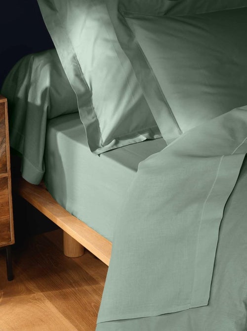 Drap plat coton 57 fils noa promo linge - Kiabi Drap plat coton 57 fils noa promo linge - Kiabi