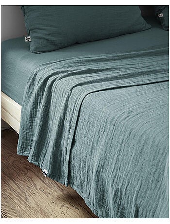 Drap plat – double gaze de coton luxe – gaïa