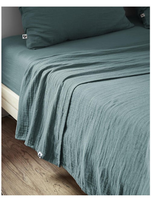 Drap plat – double gaze de coton luxe – gaïa - Kiabi Drap plat – double gaze de coton luxe – gaïa - Kiabi