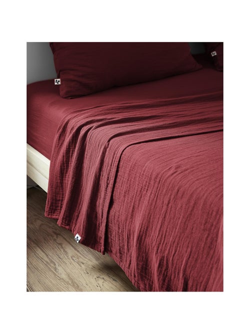 Drap plat – double gaze de coton luxe – gaïa - Kiabi Drap plat – double gaze de coton luxe – gaïa - Kiabi