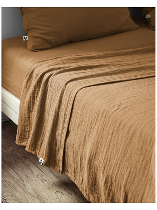 Drap plat – double gaze de coton luxe – gaïa - Kiabi Drap plat – double gaze de coton luxe – gaïa - Kiabi