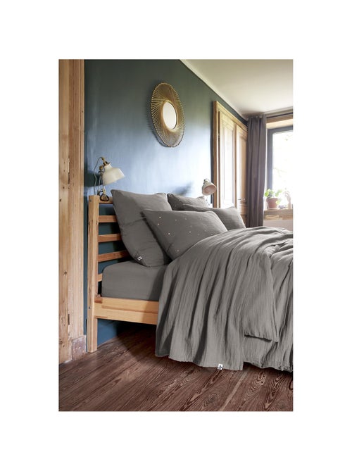Drap plat – double gaze de coton luxe – gaïa - Kiabi Drap plat – double gaze de coton luxe – gaïa - Kiabi