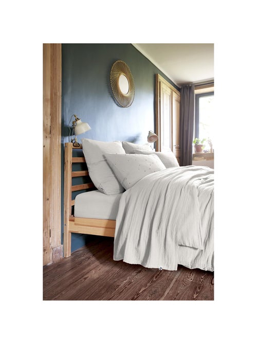 Drap plat – double gaze de coton luxe – gaïa - Kiabi Drap plat – double gaze de coton luxe – gaïa - Kiabi