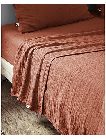 Drap plat – double gaze de coton luxe – gaïa