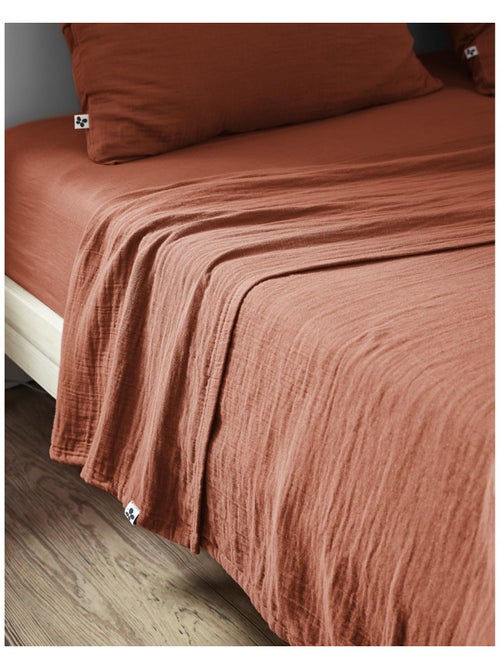 Drap plat – double gaze de coton luxe – gaïa - Kiabi Drap plat – double gaze de coton luxe – gaïa - Kiabi