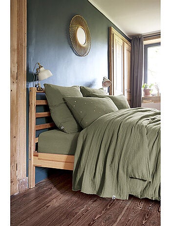 Drap plat – double gaze de coton luxe – gaïa