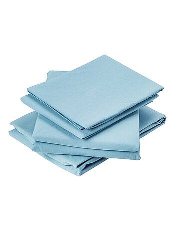 Drap Plat en Coton Lavé