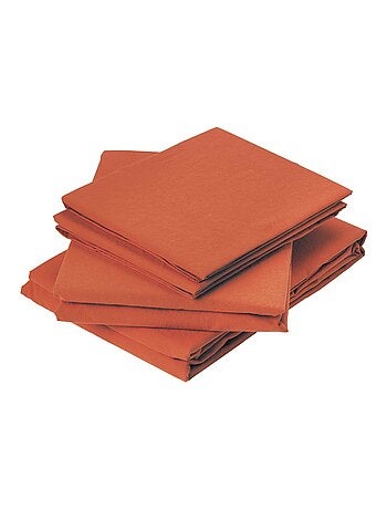 Drap Plat en Coton Lavé