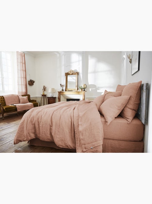 Drap plat – lin lavé français - soline - Kiabi