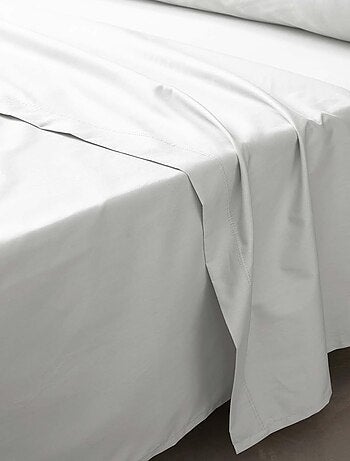 Drap plat percale de coton 78fils lia promo linge
