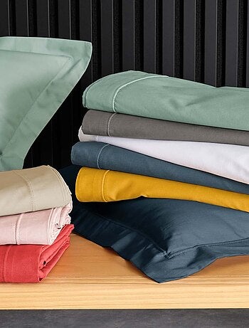 Drap plat percale de coton 78fils lia promo linge