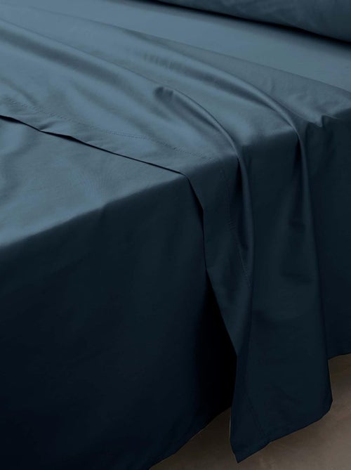 Drap plat percale de coton 78fils lia promo linge - Kiabi
