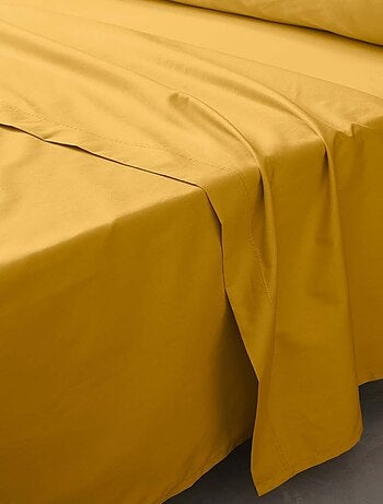 Drap plat percale de coton 78fils lia promo linge
