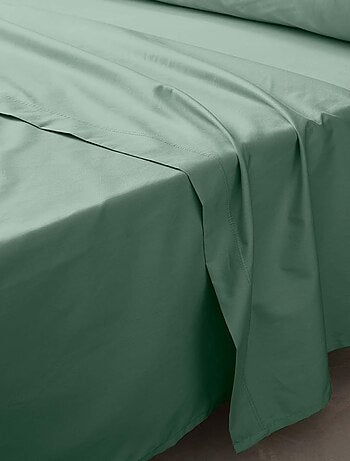 Drap plat percale de coton 78fils lia promo linge