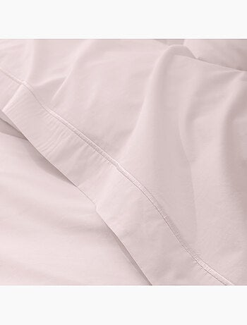 Drap plat percale – pur coton peigné longues fibres 80 fils/cm²