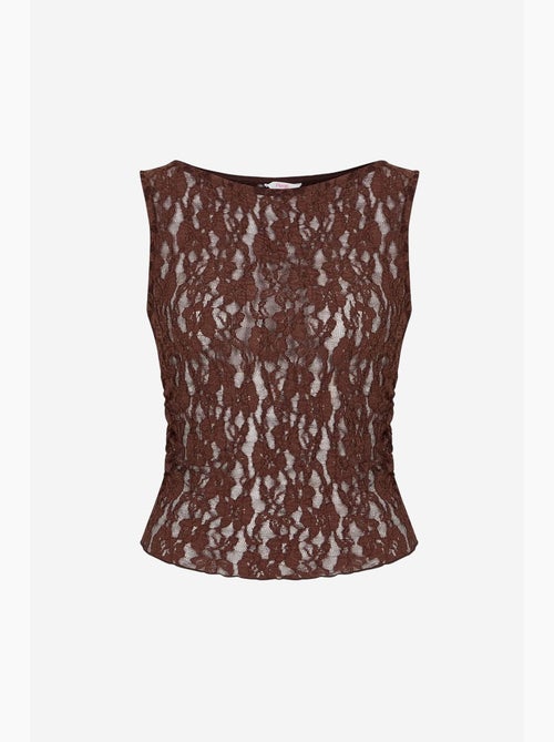 Drape kanten top penti - Kiabi