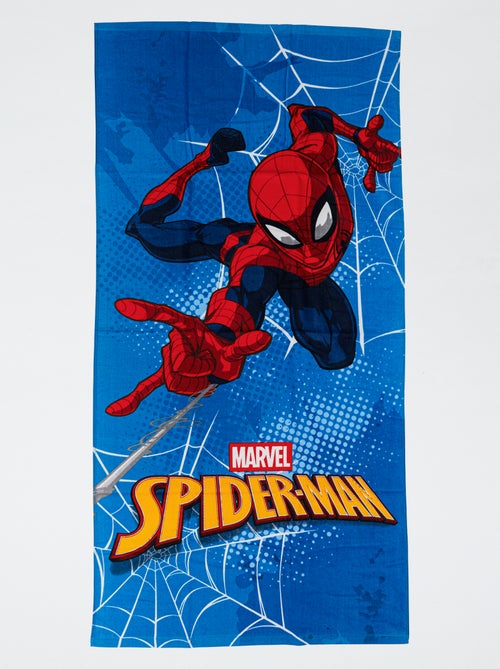Draps de plage 'Marvel' 'Spiderman' en coton 70x140 cm - Kiabi