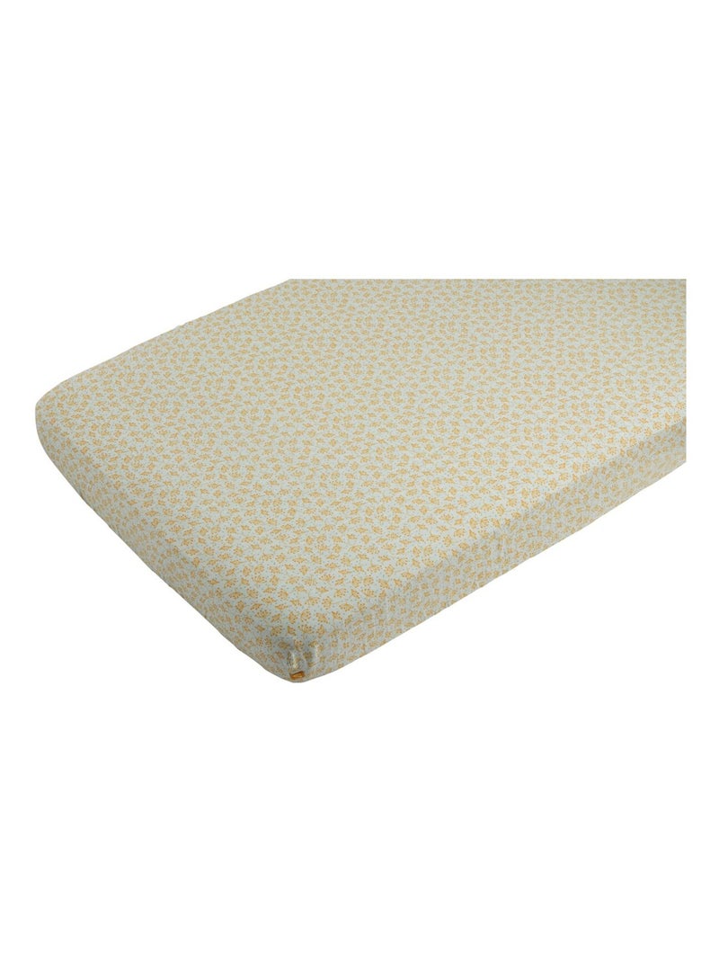 Draps housse bébé en coton - sauthon Jaune - Kiabi