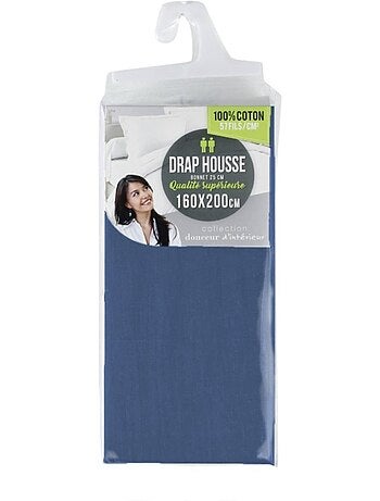Draps housse coton noa promo linge