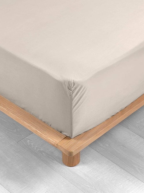 Draps housse percale de coton 78fils lia promo linge - Kiabi